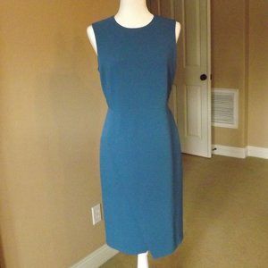 Ann Taylor Teal Midi Dress